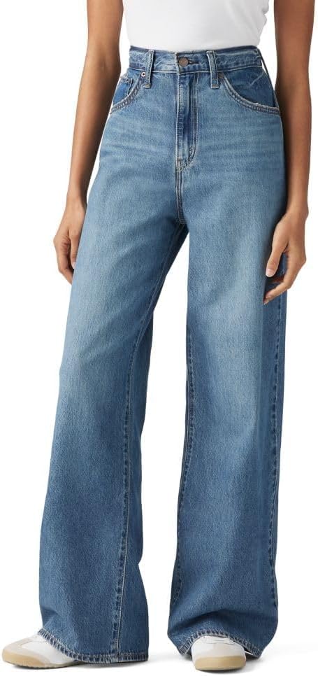 Sheara Women's Cinch Baggy Jeans