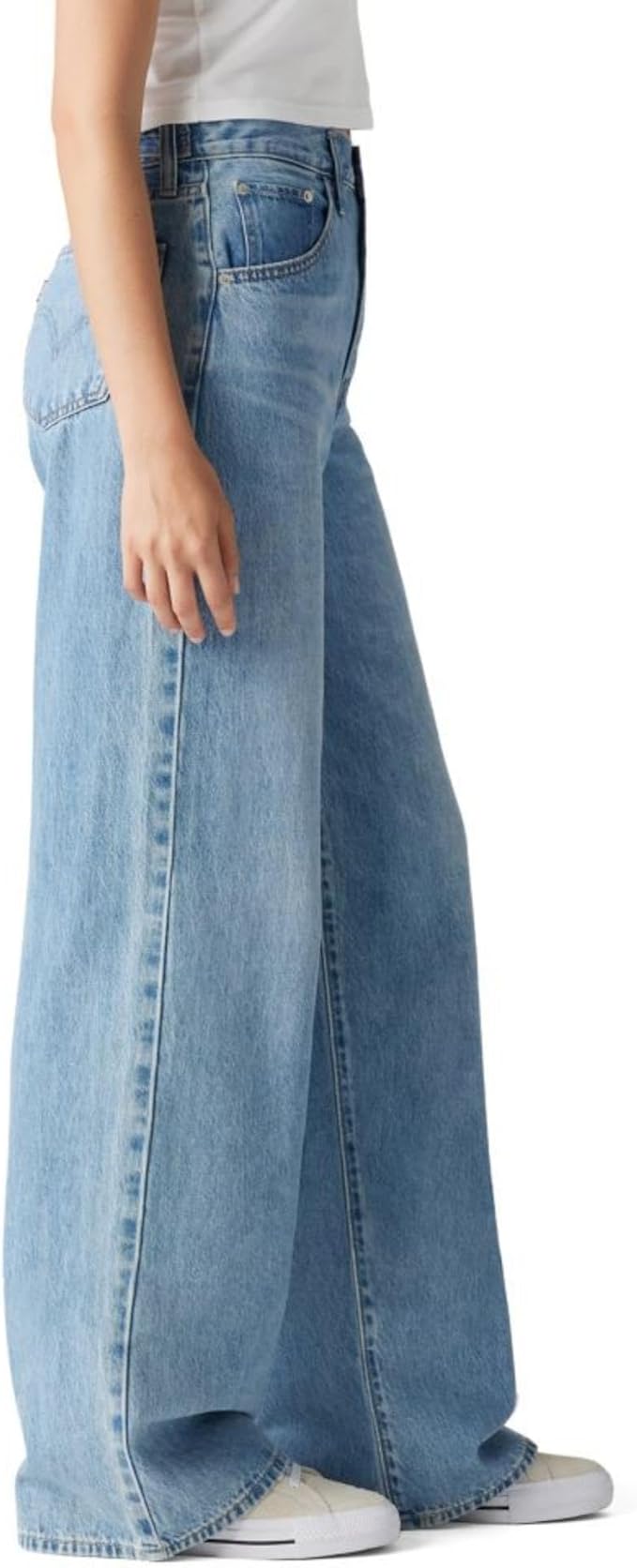 Sheara Women's Cinch Baggy Jeans