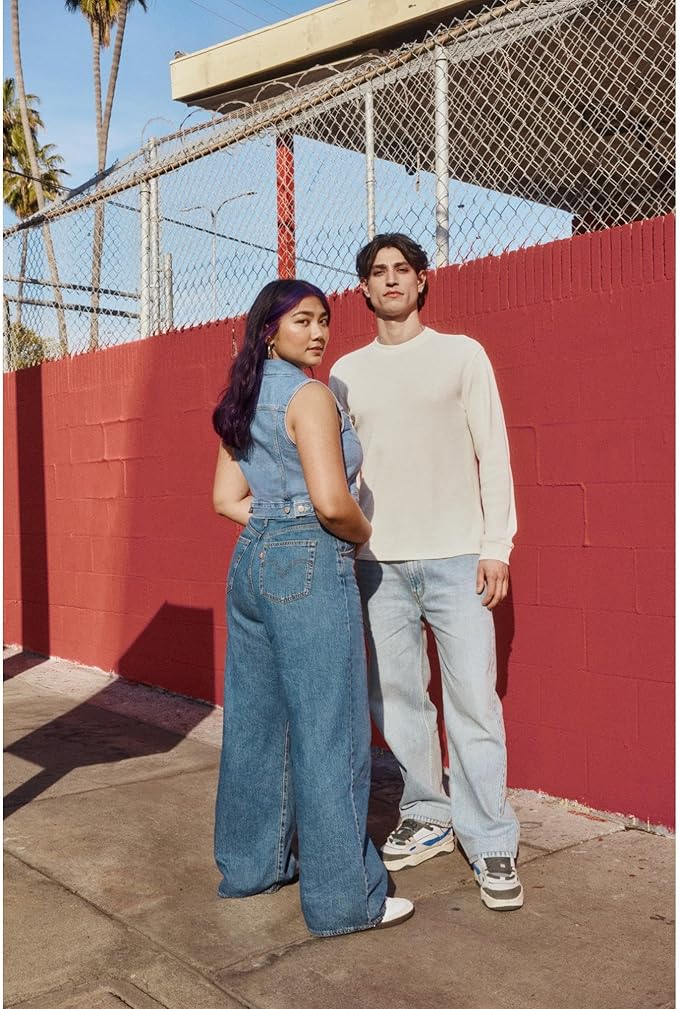 Sheara Women's Cinch Baggy Jeans